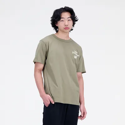 New Balance Koszulka męska New Balance MT31518CGN – zielona
