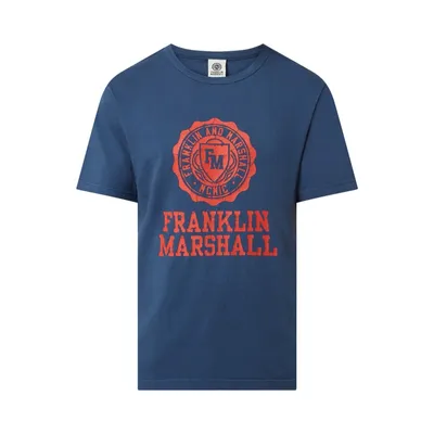 Franklin & Marshall Franklin & Marshall T-shirt z bawełny