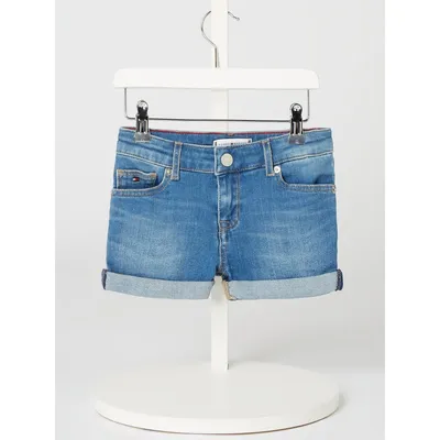 Tommy Hilfiger Tommy Hilfiger Kids Szorty jeansowe o kroju skinny fit z dodatkiem streczu model ‘Nora’