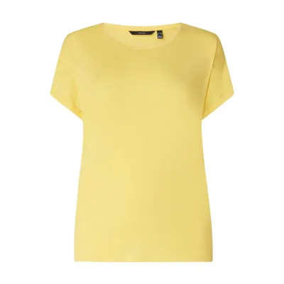 Vero Moda Vero Moda Curve T-shirt PLUS SIZE z ukośnie skrojonymi rękawami model ‘Ava’