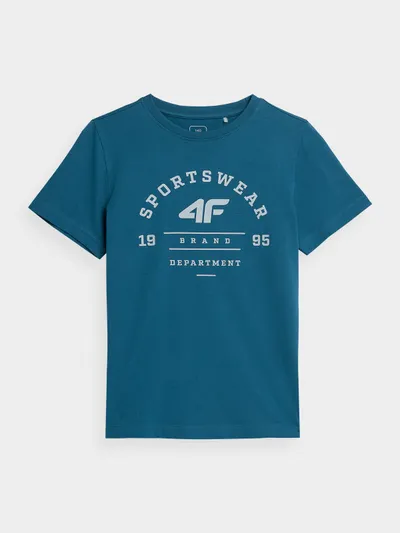 4F T-shirt z nadrukiem chłopięcy