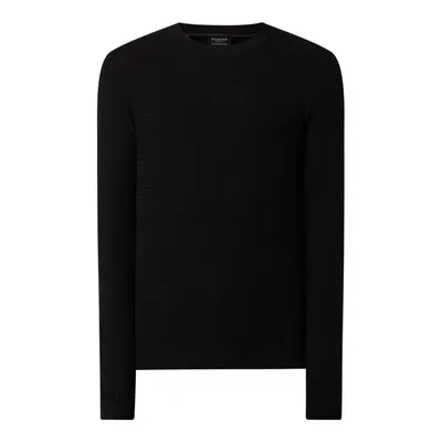 Selected Homme Selected Homme Sweter z bawełny ekologicznej model ‘Cornelius’