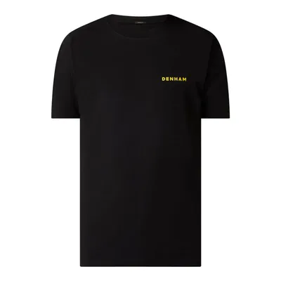 Denham Denham T-shirt o kroju regular fit z nadrukiem model ‘Burton’
