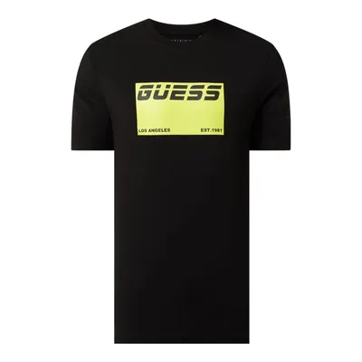 Guess Guess Activewear T-shirt o kroju regular fit z nadrukiem z logo