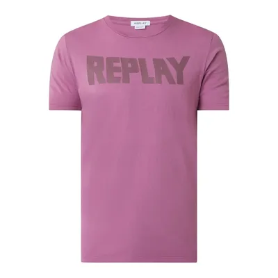 Replay Replay T-shirt z bawełny bio