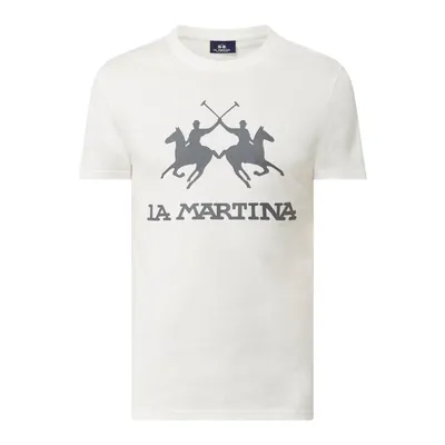 La Martina La Martina T-shirt o kroju regular fit z bawełny
