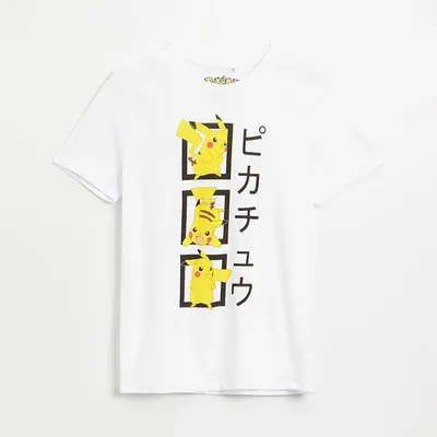 House Koszulka z nadrukiem Pokémon biała - Biały