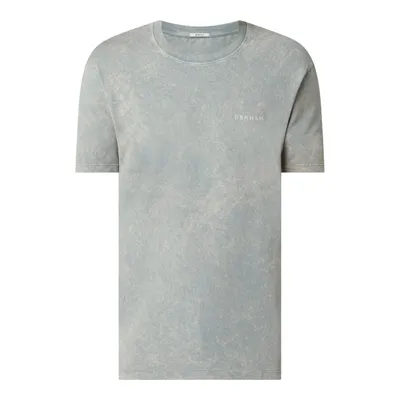 Denham Denham T-shirt o kroju regular fit ze wzorem na całej powierzchni model ‘Baker’