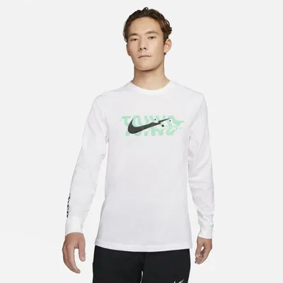 Nike T-shirt z długim rękawem do biegania Nike Dri-FIT Tokyo - Biel