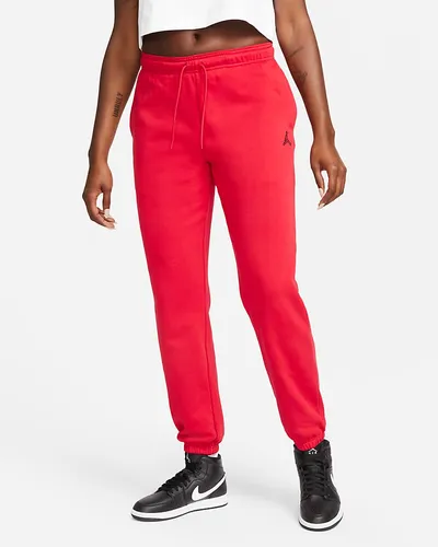 Nike Damskie spodnie z dzianiny Jordan Essentials - Czerwony