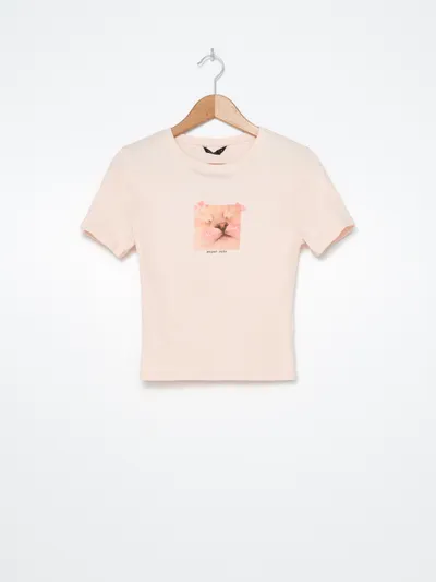 House Koszulka z nadrukiem - Różowy