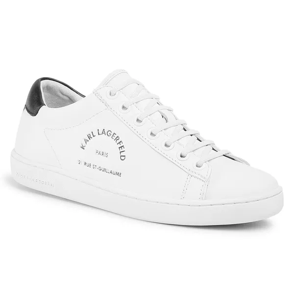 Sneakersy KARL LAGERFELD - KL61238 White Lthr
