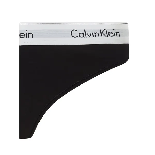 Calvin Klein Underwear Plus Majtki typu tanga PLUS SIZE z mieszanki bawełny