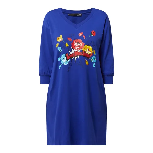 Love Moschino Sukienka koszulowa z bawełny