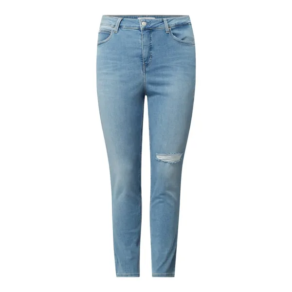 Calvin Klein Jeans Plus Jeansy PLUS SIZE o kroju skinny fit z wysokim stanem i dodatkiem streczu
