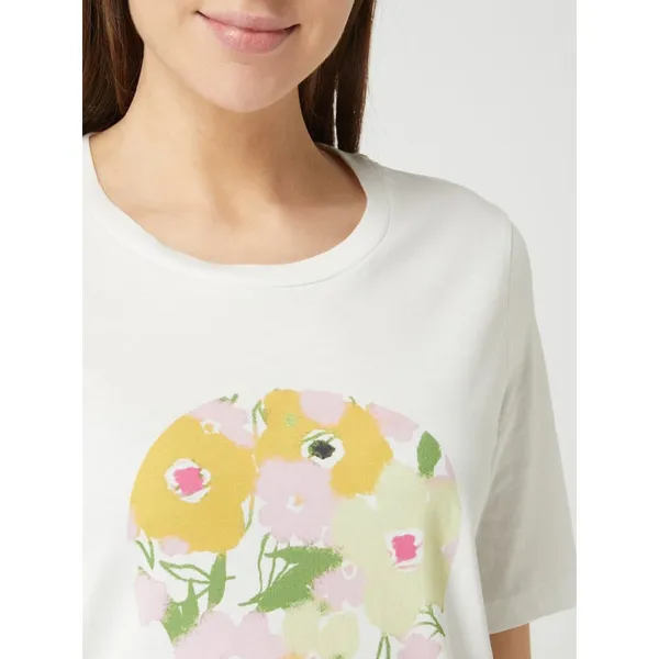 Selected Femme T-shirt z bawełny ekologicznej model ‘Kinja’
