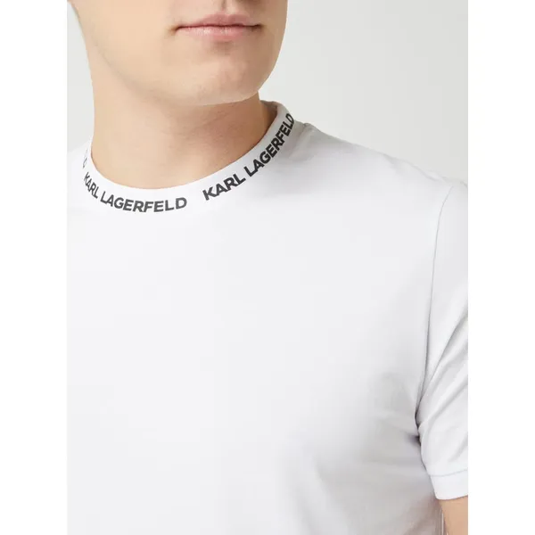 Karl Lagerfeld T-shirt z detalami z logo