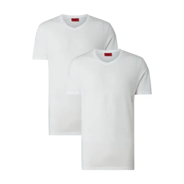 HUGO T-shirt o kroju regular fit w zestawie 2 szt.