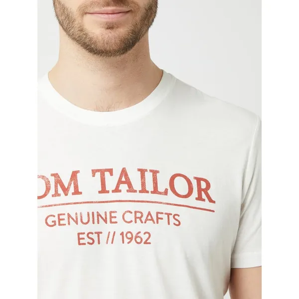 Tom Tailor T-shirt z bawełny bio