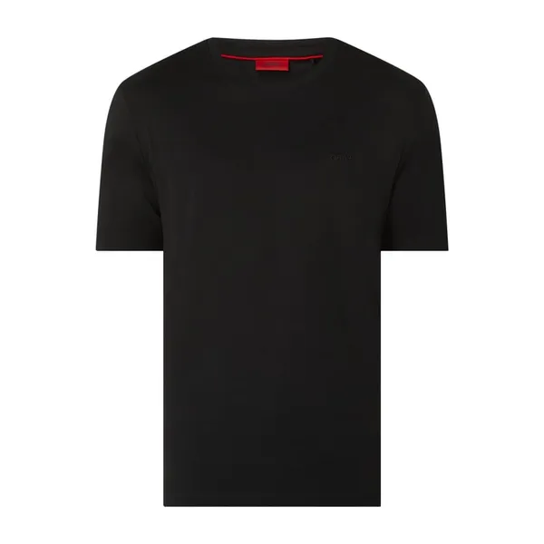 HUGO T-shirt z bawełny model ‘Dero’