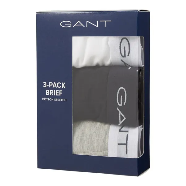 Gant Slipy z dodatkiem streczu w zestawie 3 szt.