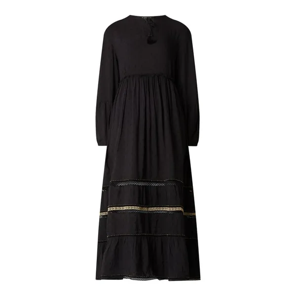 Superdry Długa sukienka z ozdobnymi tasiemkami model ‘Ameera’