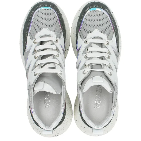 SZARE SNEAKERSY 069A981 WHI-GREY