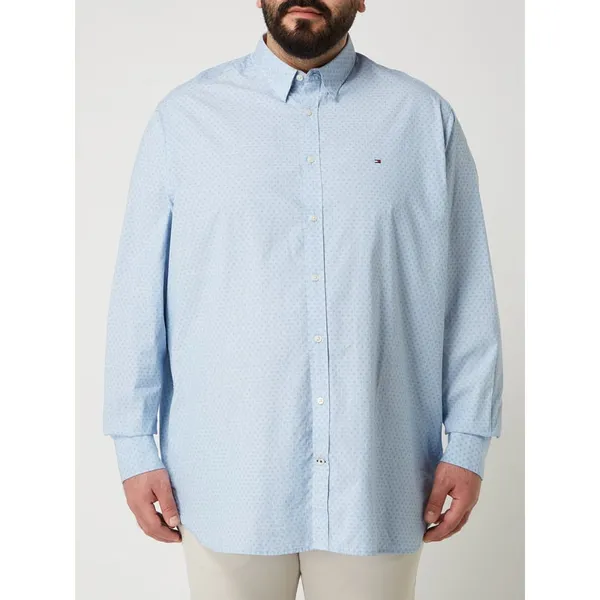 Tommy Hilfiger Big & Tall Koszula casualowa PLUS SIZE o kroju regular fit z bawełny ekologicznej
