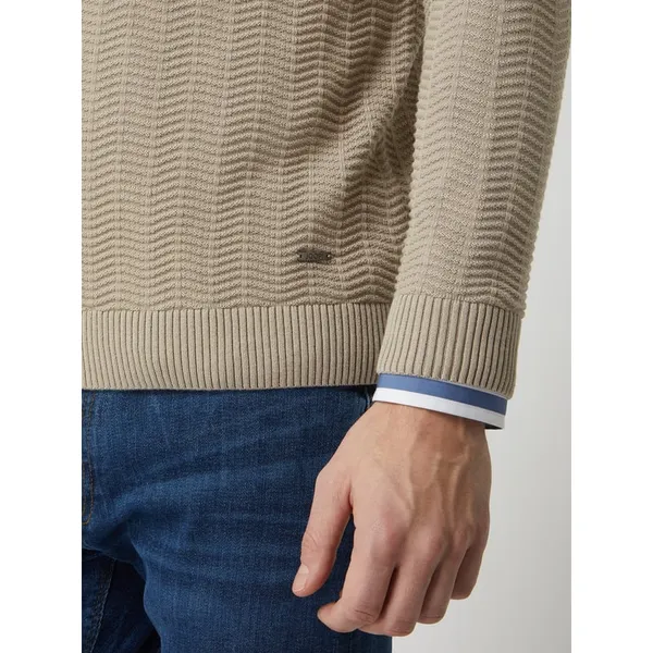 JOOP! Collection Sweter z mieszanki bawełny i wiskozy model ‘Valerio’