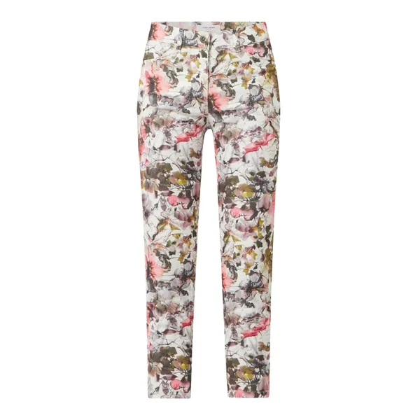 Gerry Weber Edition Spodnie capri z kwiatowym wzorem model ‘Best4me’