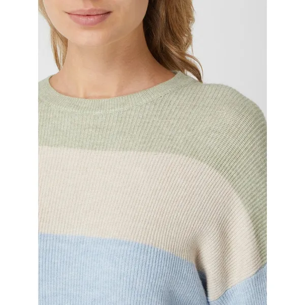 Only Sweter ze wzorem w blokowe pasy model ‘Latia’