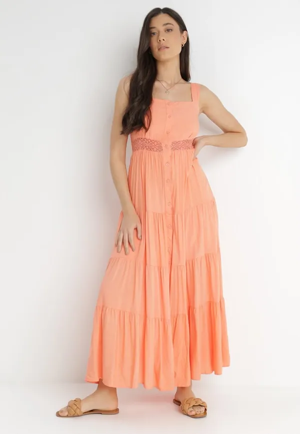 Pomarańczowa Sukienka Fahiza