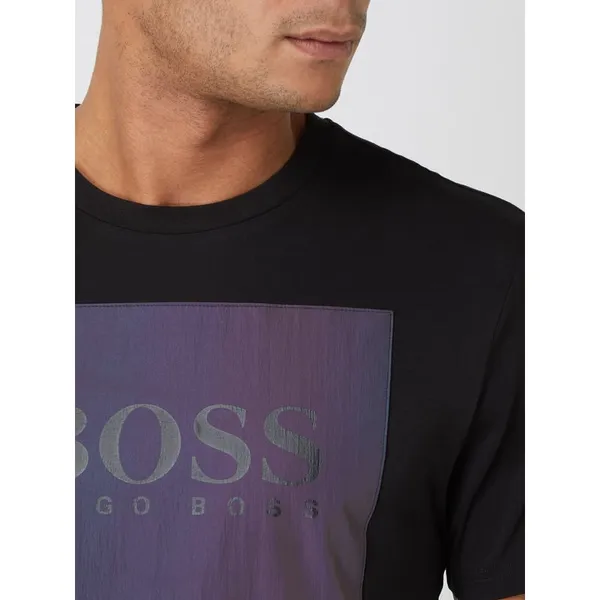 BOSS Casualwear T-shirt z nadrukiem z logo model ‘Tshine’