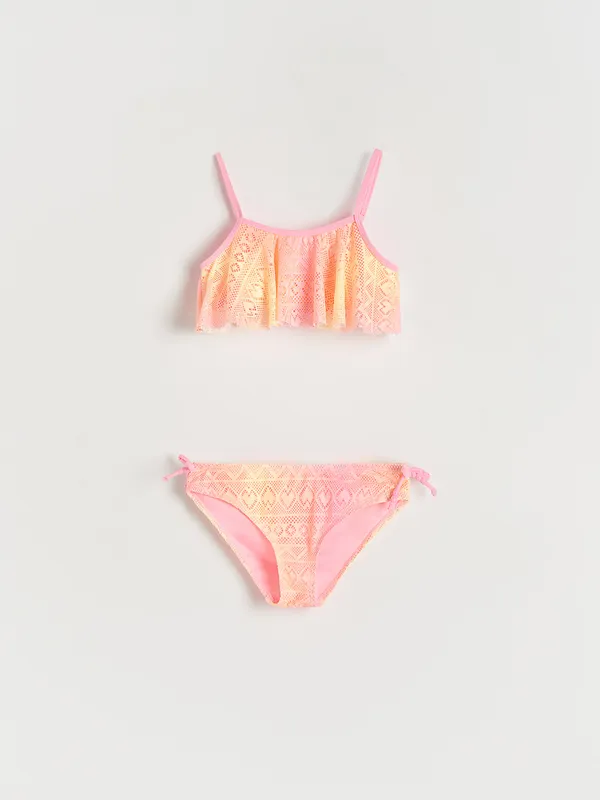 Dwuczęściowy strój kąpielowy - Różowy