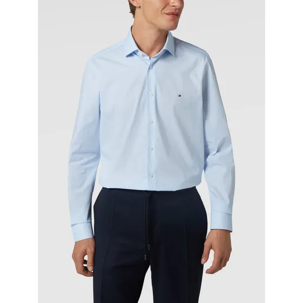 Tommy Hilfiger Tailored Koszula biznesowa o kroju Slim Fit z bawełny