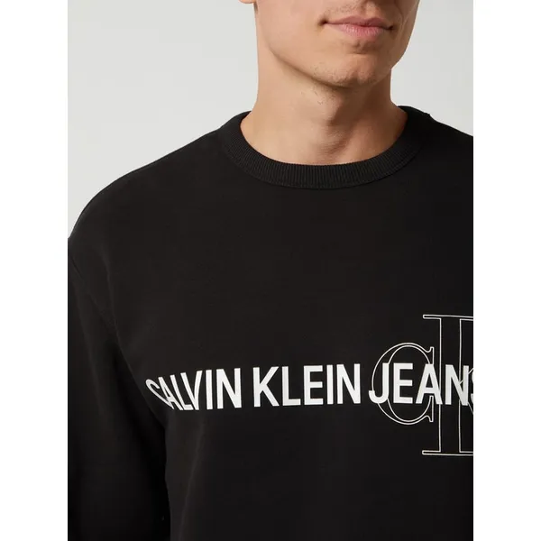 Calvin Klein Jeans Bluza z mieszanki bawełny
