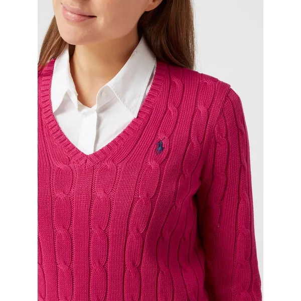 Polo Ralph Lauren Sweter ze ściegiem warkoczowym