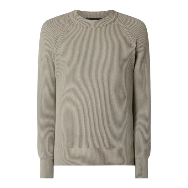 Drykorn Sweter z prążkowaną fakturą model ‘Aaron’