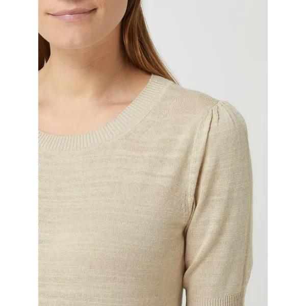 Esprit Sweter z bawełny ekologicznej i lnu