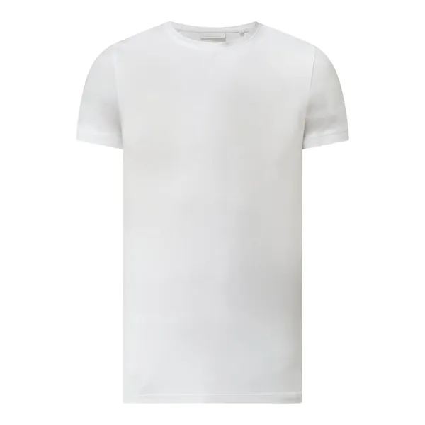 Casual Friday T-shirt o kroju slim fit z dodatkiem streczu model ‘David’