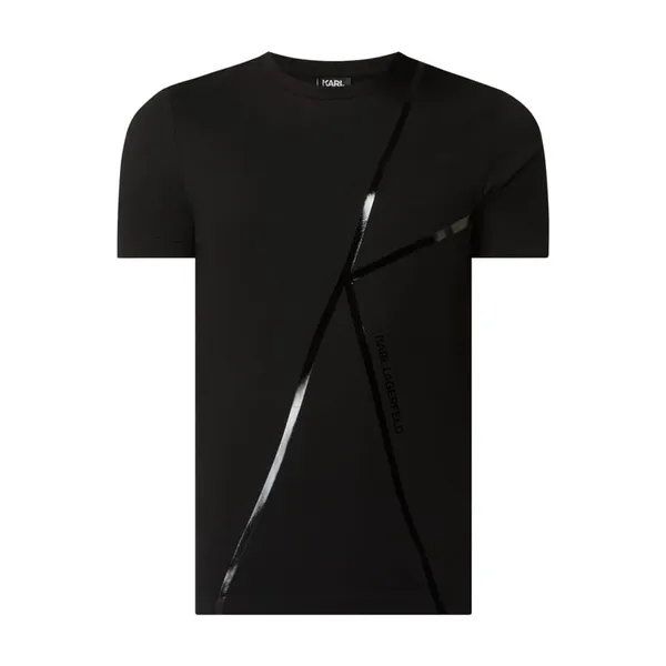 Karl Lagerfeld T-shirt z nadrukiem z logo