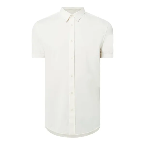 Drykorn Koszula casualowa o kroju slim fit z dodatkiem streczu i krótkim rękawem model ‘Fenno’ – ‘Drynamic’