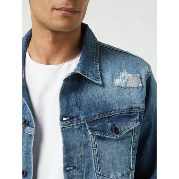 Denham Kurtka jeansowa z dodatkiem streczu model ‘Amsterdam’