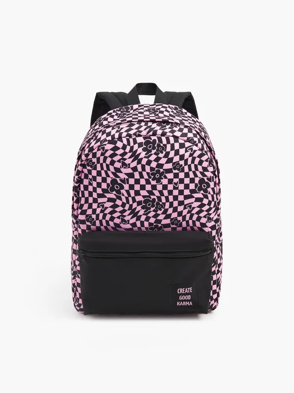 Czarno-różowy plecack