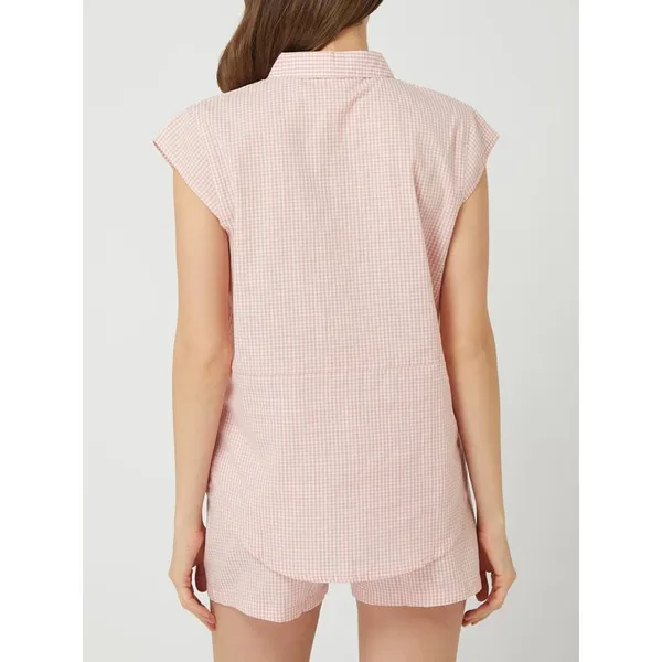 Esprit Piżama z bawełny ekologicznej ze wzorem w kratkę vichy