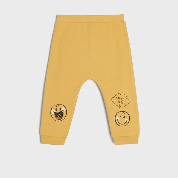 Spodnie haremki SmileyBaby® - Żółty