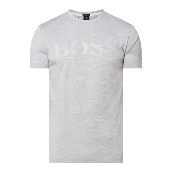 BOSS Athleisurewear T-shirt z o kroju slim fit z nadrukiem z logo