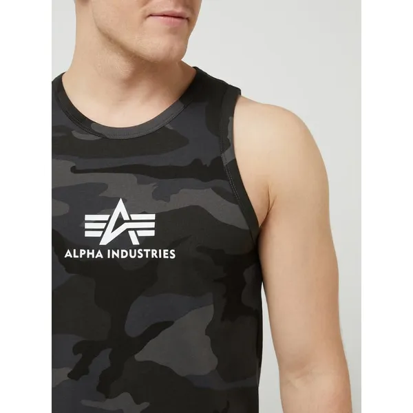 Alpha Industries Top ze wzorem moro