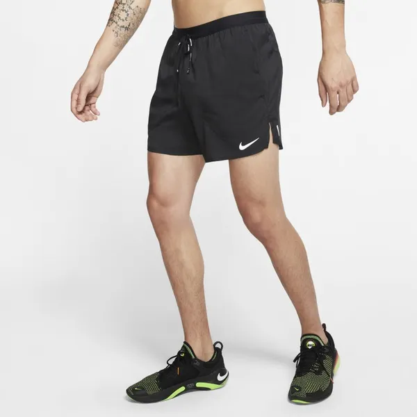 Męskie spodenki z szortami do biegania 13 cm Nike Flex Stride - Czerń