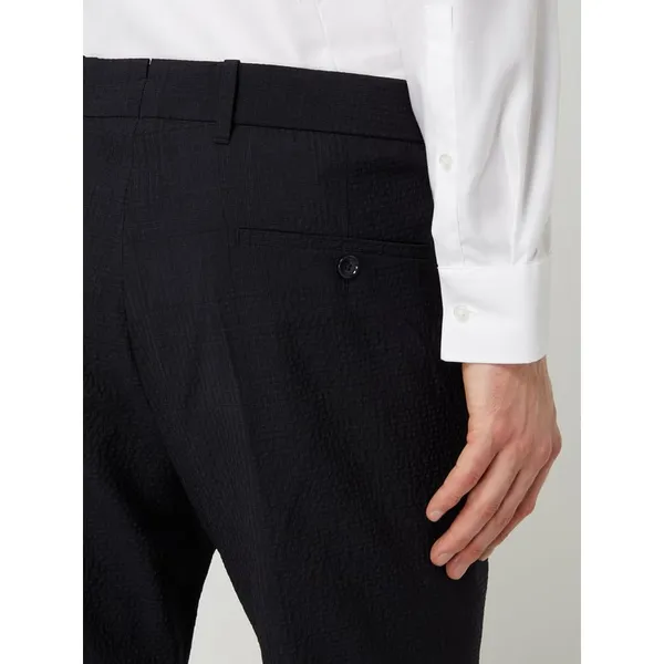 Windsor Spodnie do garnituru o kroju shaped  fit z dodatkiem streczu model ‘Sino’